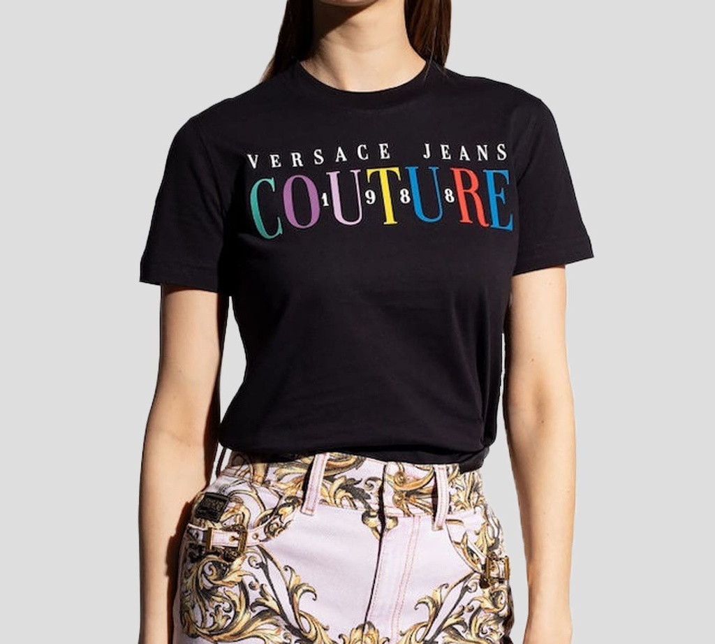 Versace Jeans Couture - FRANELA CUELLO REDONDO ARCOIRIS
