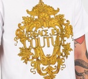 Versace Jeans Couture - FRANELA CON ESTAMPADO VJC GARLAND Y CRISTALES AL FRENTE