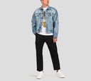 Versace Jeans Couture - FRANELA CON ESTAMPADO VJC GARLAND Y CRISTALES AL FRENTE