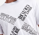 Versace Jeans Couture - FRANELA CUELLO REDONDO CON ESTAMPADO VJC EN FORMA DE "X" FRONTAL
