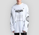 Versace Jeans Couture - SWEATER CUELLO REDONDO CON ESTAMPADO SPACE SOBRE PECHO Y MANGAS