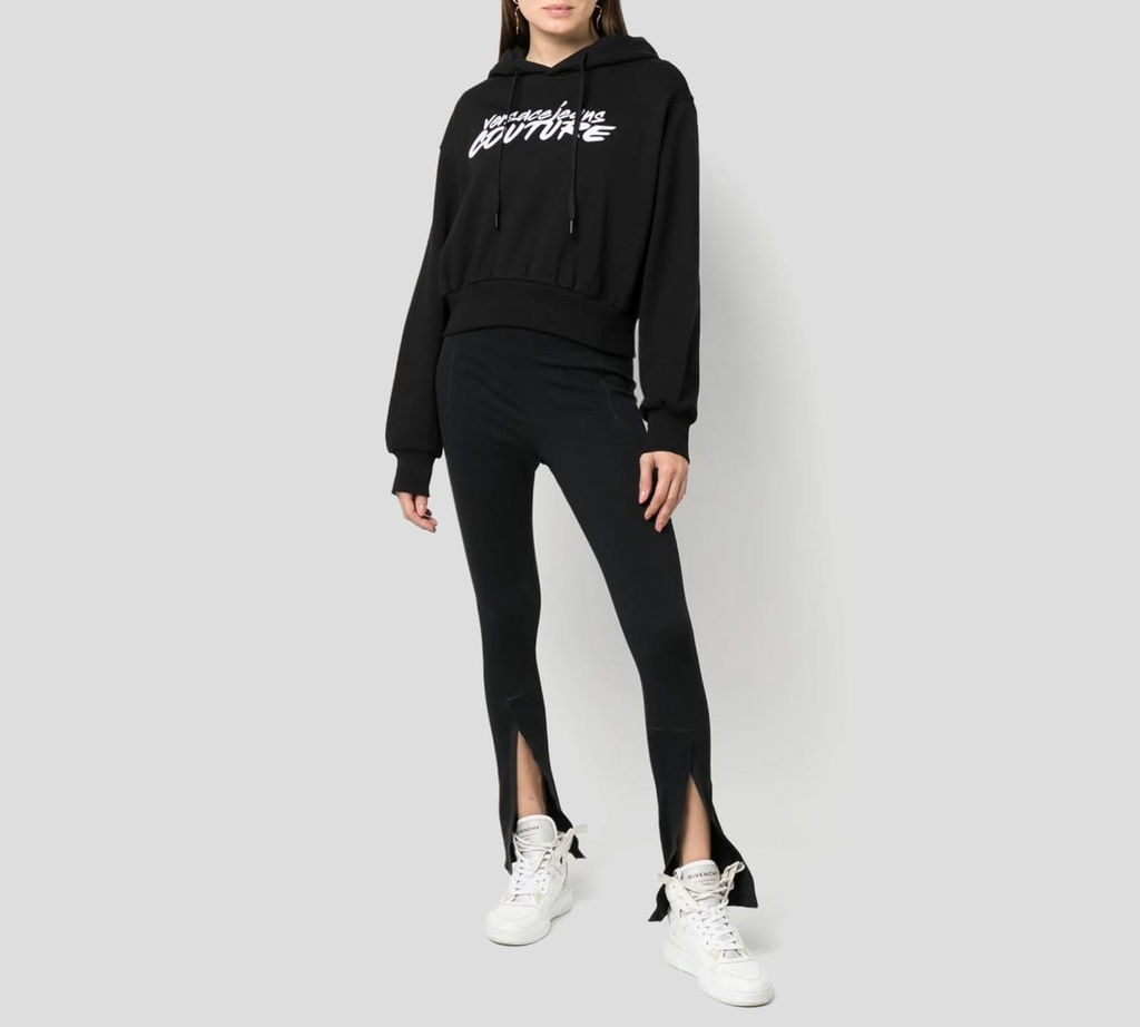 Versace Jeans Couture -HOODIE CON LETRAS VJC BORDADAS SOBRE EL PECHO