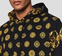 Versace Jeans Couture - SWEATER HOODIE CON ESTAMPADO GARLAND Y DE MONEDAS