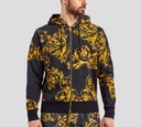 Versace Jeans Couture - HOODIE DE CIERRE Y DOBLE BOLSILLO FRONTAL CON ESTAMPADO GARLAND