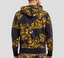 Versace Jeans Couture - HOODIE DE CIERRE Y DOBLE BOLSILLO FRONTAL CON ESTAMPADO GARLAND