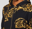 Versace Jeans Couture - HOODIE DE CIERRE Y DOBLE BOLSILLO FRONTAL CON ESTAMPADO GARLAND