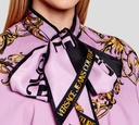 versace Jeans Couture - CAMISA MANGA LARGA CON BUFANDA FINA Y ESTAMPADO GARLAND