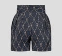Elisabetta Franchi - SHORT CON CINTURON DE TELA