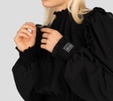 Versace Jeans Couture - BLUSA MANGA LARGA DE CREPÉ CON ELÁSTICOS EN CINTURA Y PUÑOS