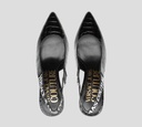 Versace jeans couture - STILETTO MULES PATENTES CON BANDA ELÁSTICA AL TALÓN