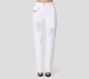 Elisabetta Franchi - PANTALONES DE JEANS CON CADENA