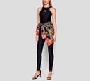 Versace Jeans Couture - BODY EN TELA DE LYCRA SIN MANGAS CON CIERRE DE GAFETES