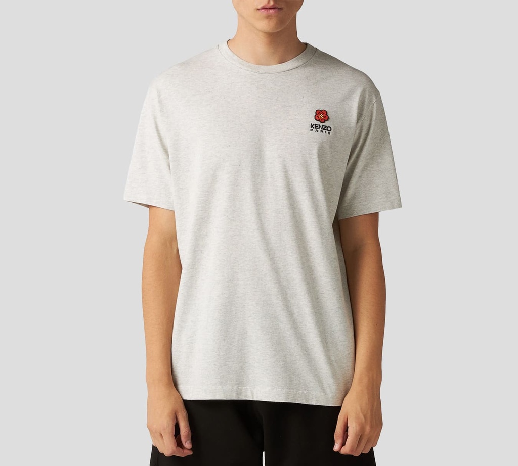 Kenzo - FRANELA MANGA CORTA, FLOR PARIS GRIS