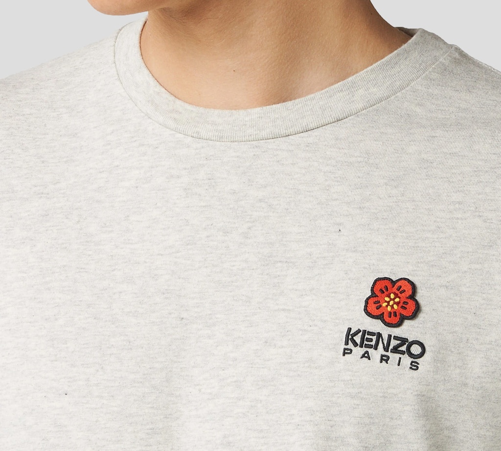 Kenzo - FRANELA MANGA CORTA, FLOR PARIS GRIS
