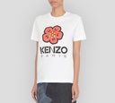 Kenzo - FRANELA CUELLO REDONDO CON FLOR ESTAMPADA AL FRENTE