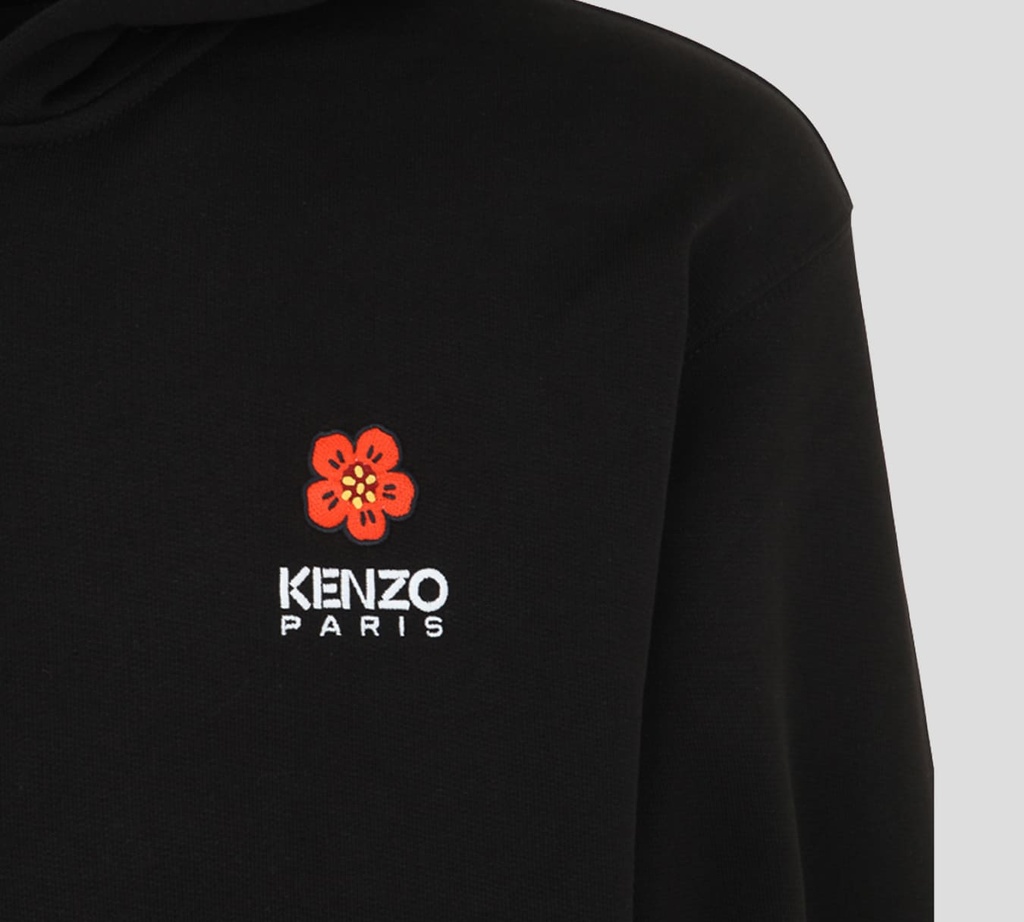 Kenzo - SWEATER HOODIE CLÁSICO CON CIERRE Y BOLSILLOS FRONTALES
