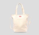 Kenzo - SHOPPING BAG CUADRADA CON LOGO K-PARIS BORDADO Y ESTAMPADO