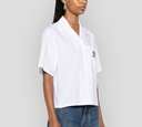 Kenzo - CAMISA MANGA CORTA DE BOTONES CON LOGO K-PARIS BORDADO