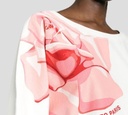 Kenzo - SWEATER CUELLO REDONDO CON FLOR GIGANTE ESTAMPADA