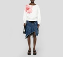 Kenzo - SWEATER CUELLO REDONDO CON FLOR GIGANTE ESTAMPADA