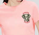Kenzo - FRANELA CUELLO REDONDO CON ELEFANTE BORDADO SOBRE EL PECHO
