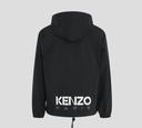 Kenzo - CHAQUETA HODDIE IMPERMEABLE CON AJUSTABLE DE CORDÓN Y CIERRE FRONTAL