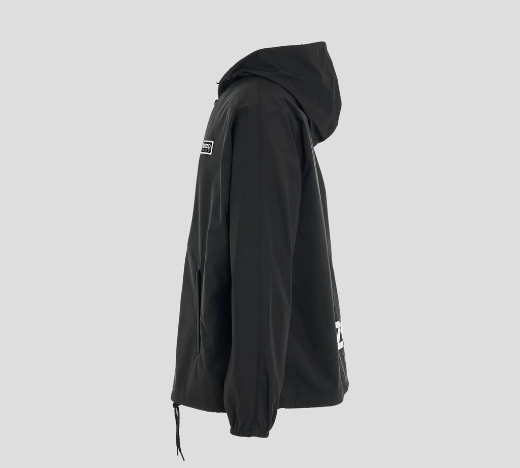 Kenzo - CHAQUETA HODDIE IMPERMEABLE CON AJUSTABLE DE CORDÓN Y CIERRE FRONTAL