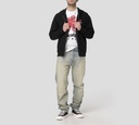 Kenzo - JEAN CORTE RECTO CON LETRAS BORDADAS SOBRE BOLSILLO TRASERO