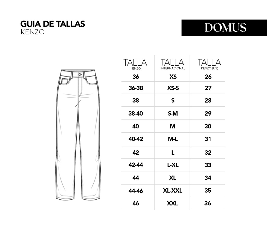 Kenzo - PANTALON CARGO DE 6 BOLSILLOS