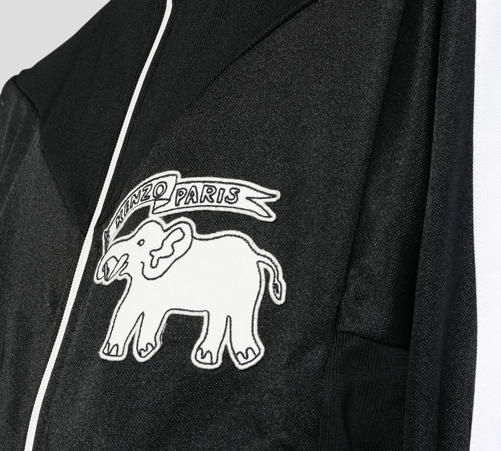Kenzo - CHAQUETA CON CIERRE FRONTAL, DOBLE BOLSILLO Y CUELLO ALTO