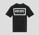 Kenzo - FRANELA MANGA CORTA NEGRA CON LOGO BLANCO