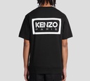 Kenzo - FRANELA MANGA CORTA NEGRA CON LOGO BLANCO