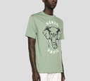 Kenzo - FRANELA CUELLO REDONDO CON ESTAMPADO DE ELEFANTE FRONTAL