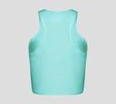 Versace Jeans Couture - CROP TOP DEPORTIVO DE LYCRA SIN MANGAS