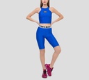 Versace jeans Couture - CROP TOP DEPORTIVO DE LYCRA SIN MANGAS