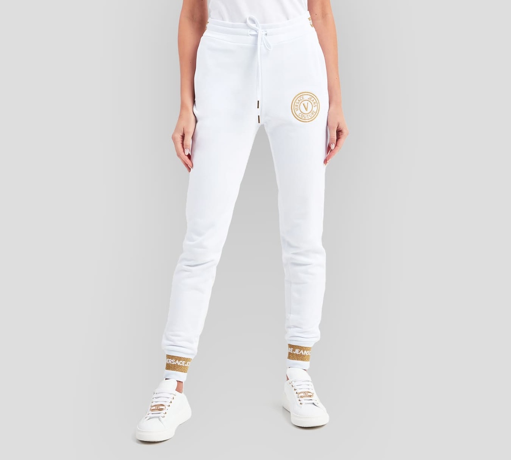 Versace Jeans Couture - MONO JOGGER CON DETALLES DORADOS Y LOGO BORDADO