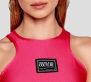Versace Jeans Couture - CROP TOP DEPORTIVO EN TELA                                            DE LYCRA SIN MANGAS