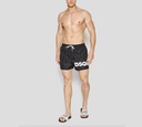 Dsquared2 - SHORT DE PLAYA MIDI CON LOGO EN BLANCO
