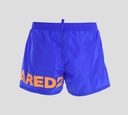 Dsquared2 - SHORT DE PLAYA MIDI CON LOGO EN NARANJA