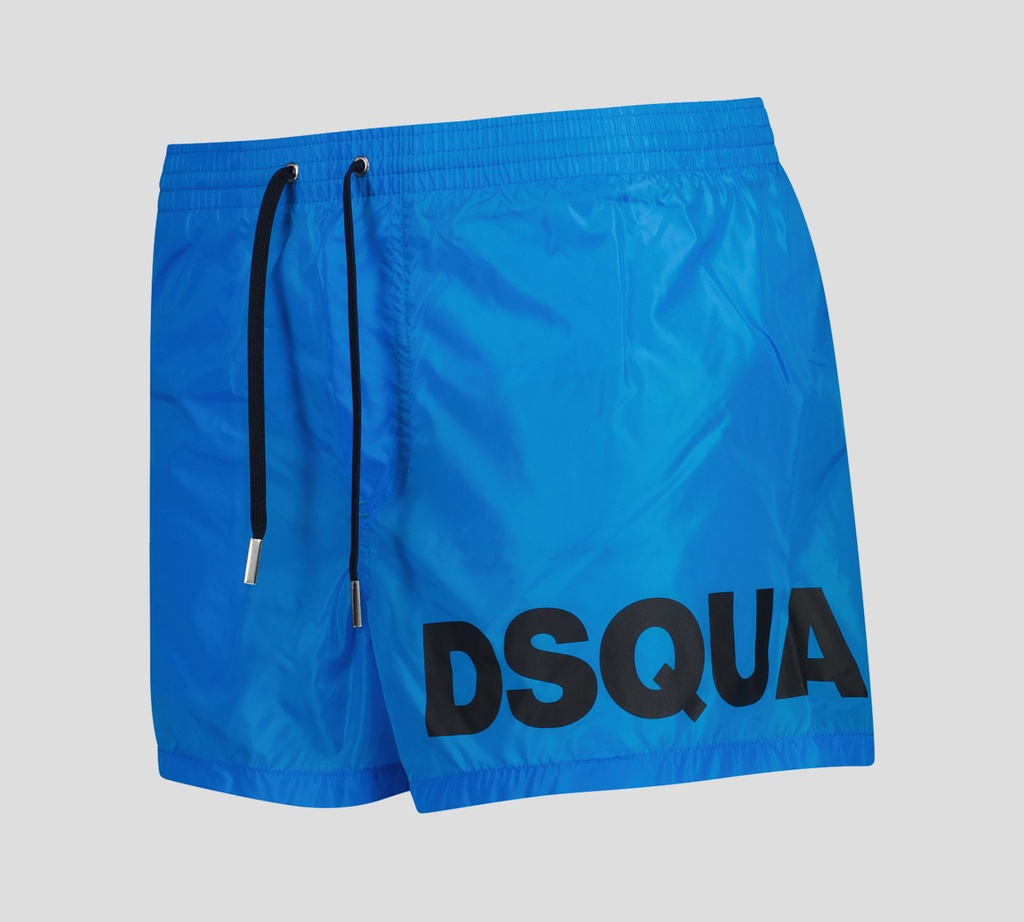 Dsquared2 - SHORT DE PLAYA MIDI CON LOGO EN NEGRO