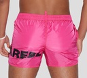Dsquared2 - SHORT DE PLAYA MIDI CON LOGO EN NEGRO