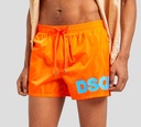 Dsquared2 - SHORT DE PLAYA MIDI CON LOGO EN AZUL