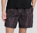 Dsquared2 - SHORT DE PLAYA MIDI CON PATRÓN DE LOGO