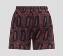 Dsquared2 - SHORT DE PLAYA MIDI CON PATRÓN DE LOGO