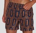 Dsquared2 - SHORT DE PLAYA MIDI CON PATRÓN DE LOGO