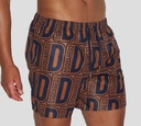 Dsquared2 - SHORT DE PLAYA MIDI CON PATRÓN DE LOGO