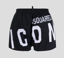 Dsquared2 - SHORT DE PLAYA MIDI ICON CON LOGO ESTAMPADO EN PARTE TRASERA