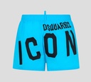 Dsquared2 - SHORT DE PLAYA MIDI ICON CON LOGO ESTAMPADO EN PARTE TRASERA