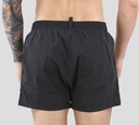Dsquared2 - SHORT DE PLAYA MIDI, NEGRO CON LOGO MULTICOLOR