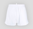 Dsquared2 - SHORT DE PLAYA MIDI, BLANCO CON LETRAS MULTICOLOR